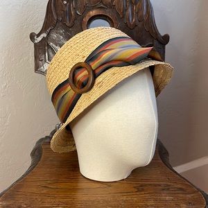 Goorin Bros Straw Hat with Ribbon